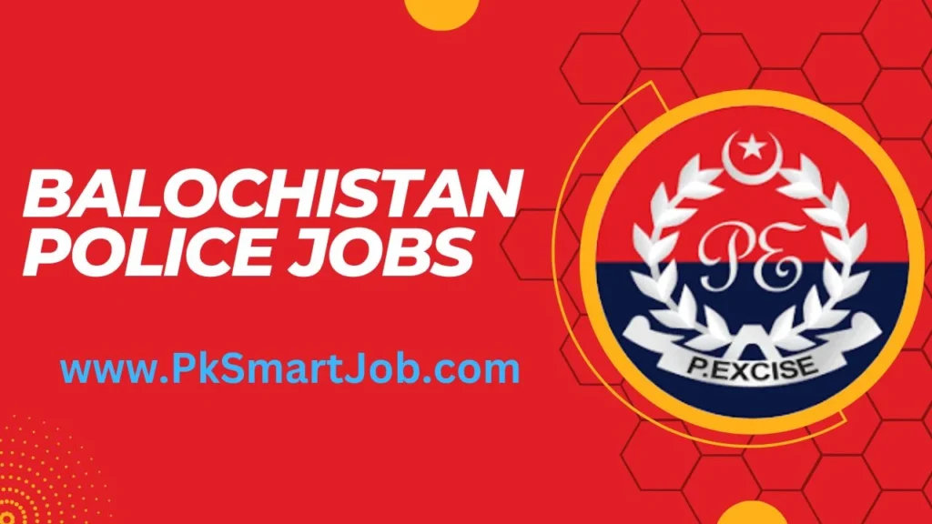 Balochistan Police Jobs 2024 Apply Online