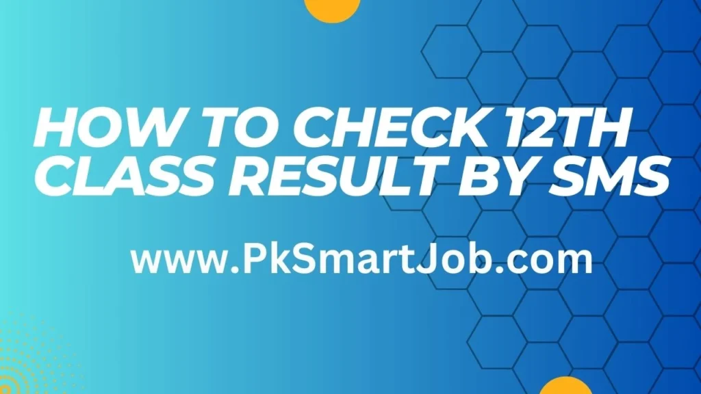 How to Check 12th Class Result by SMS